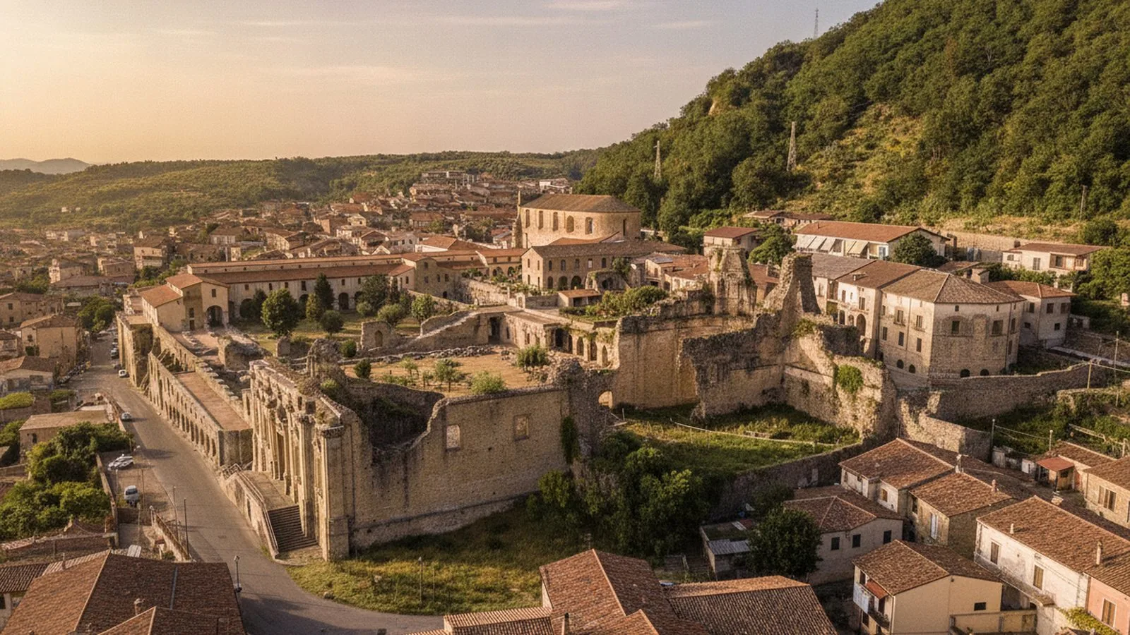 Il centro storico medievale di Soriano Calabro